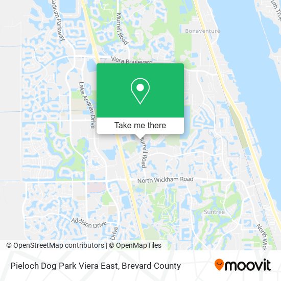 Pieloch Dog Park Viera East map