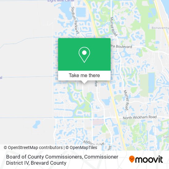 Mapa de Board of County Commissioners, Commissioner District IV