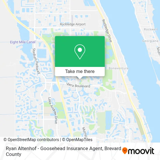 Ryan Altenhof - Goosehead Insurance Agent map