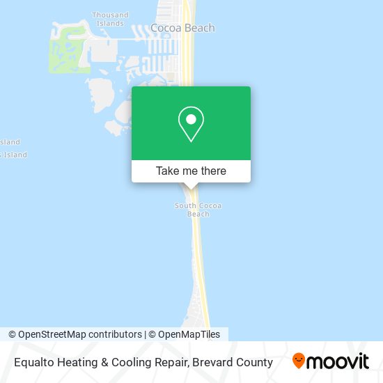 Equalto Heating & Cooling Repair map