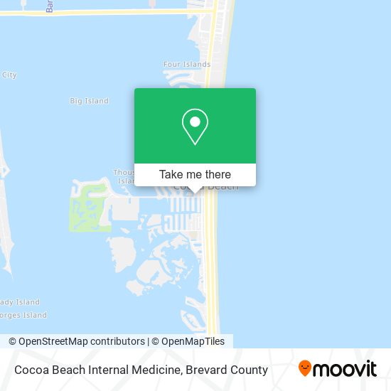 Mapa de Cocoa Beach Internal Medicine