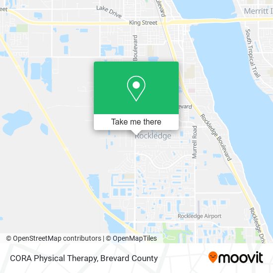 CORA Physical Therapy map