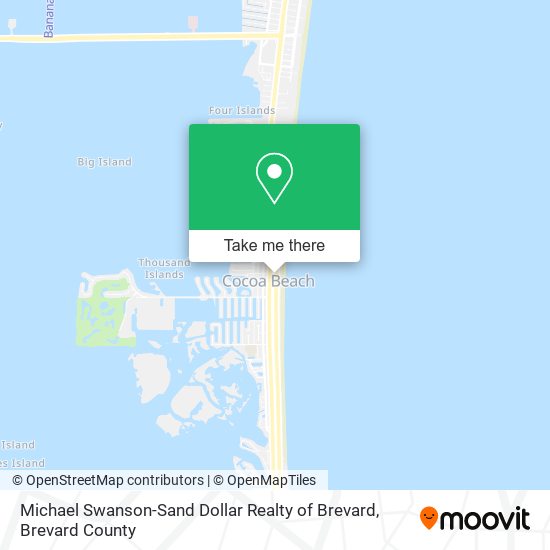 Michael Swanson-Sand Dollar Realty of Brevard map
