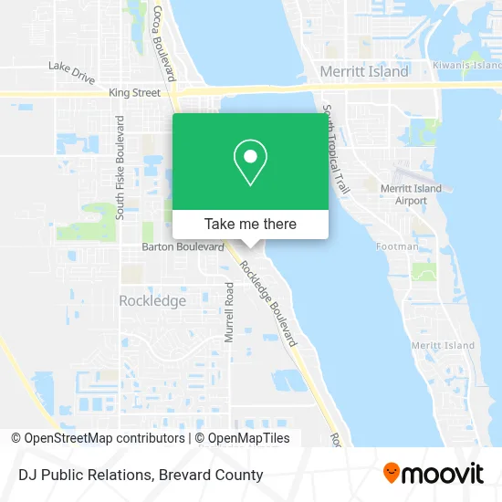 DJ Public Relations map