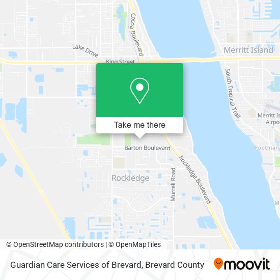 Mapa de Guardian Care Services of Brevard