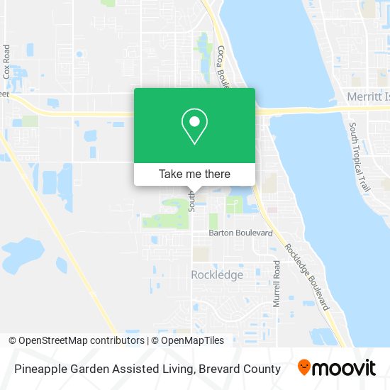 Pineapple Garden Assisted Living map