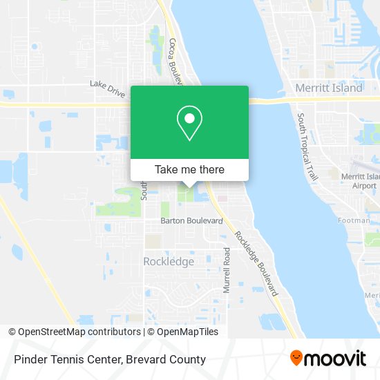 Mapa de Pinder Tennis Center