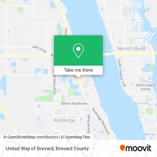 United Way of Brevard map