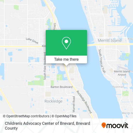 Children's Advocacy Center of Brevard map