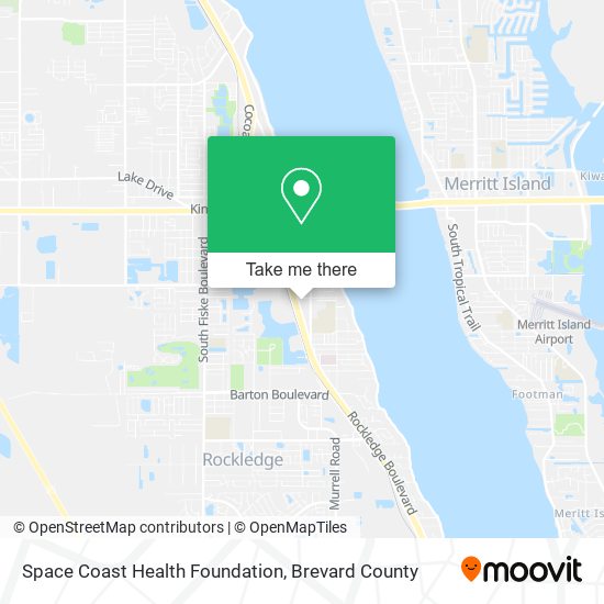 Mapa de Space Coast Health Foundation