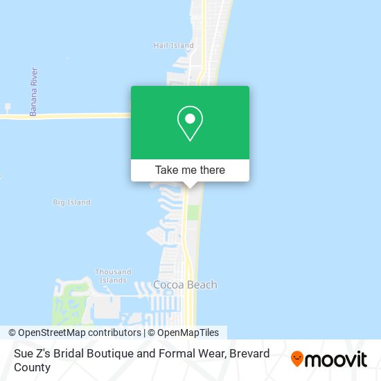 Sue Z's Bridal Boutique and Formal Wear map