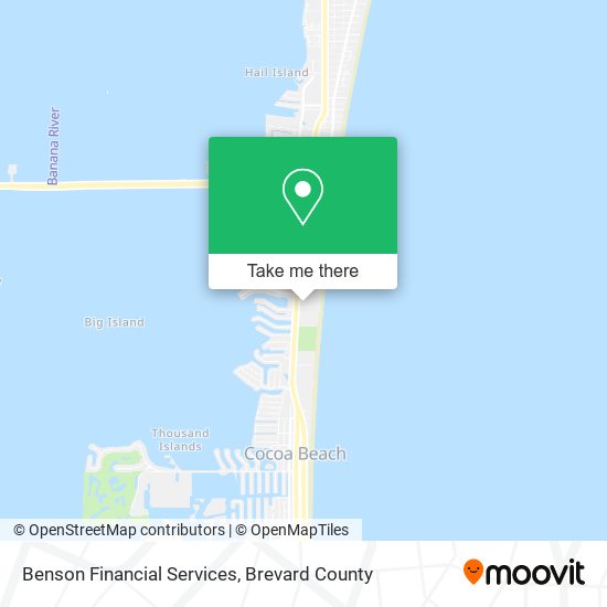 Benson Financial Services map