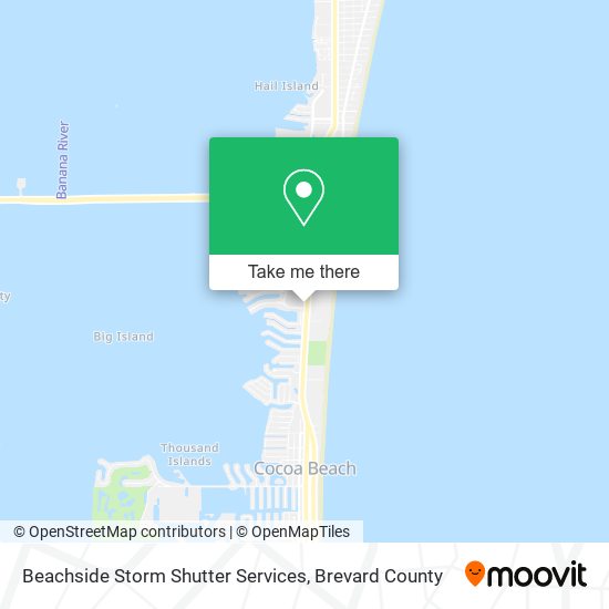 Mapa de Beachside Storm Shutter Services