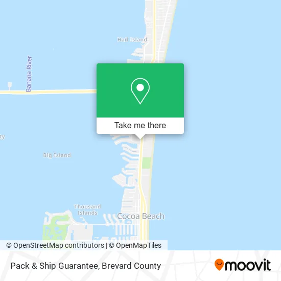Pack & Ship Guarantee map