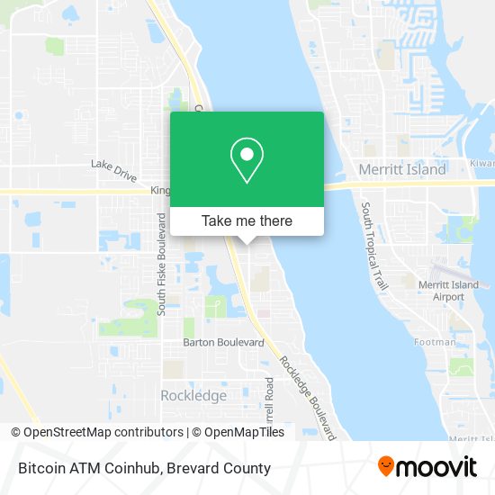 Mapa de Bitcoin ATM Coinhub