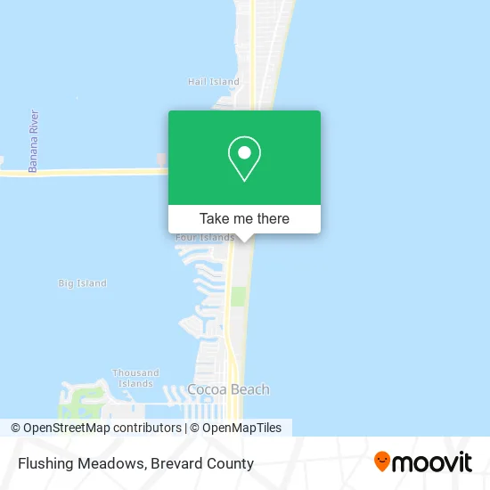 Flushing Meadows map