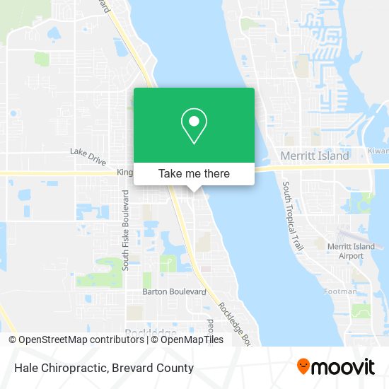 Hale Chiropractic map