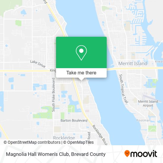 Magnolia Hall Women's Club map