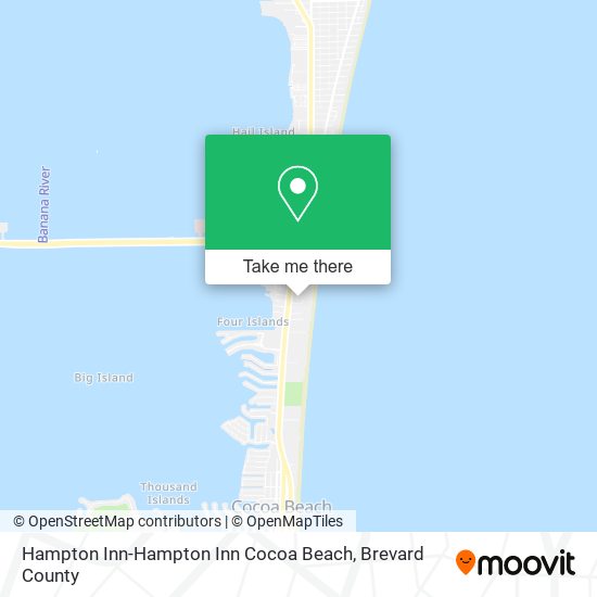 Hampton Inn-Hampton Inn Cocoa Beach map