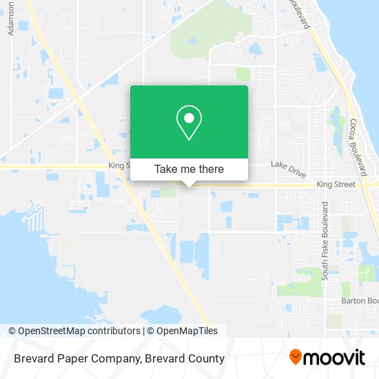 Mapa de Brevard Paper Company