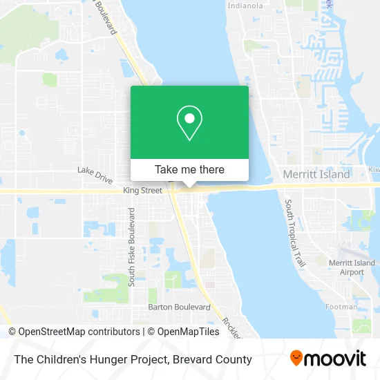 The Children's Hunger Project map