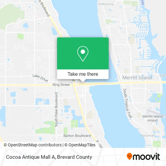 Cocoa Antique Mall A map