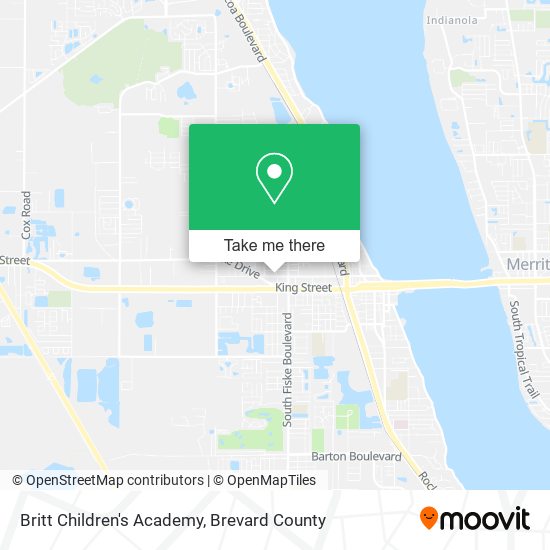 Britt Children's Academy map