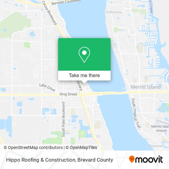 Mapa de Hippo Roofing & Construction