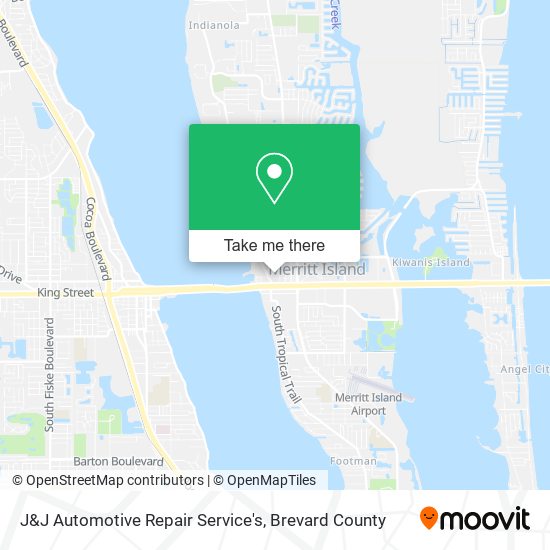 J&J Automotive Repair Service's map