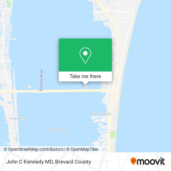 John C Kennedy MD map