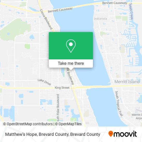 Mapa de Matthew's Hope, Brevard County