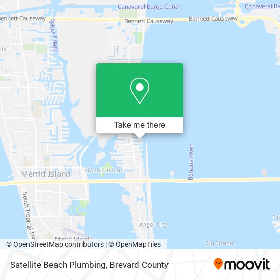 Mapa de Satellite Beach Plumbing