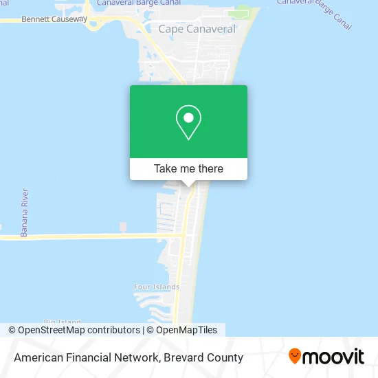 American Financial Network map