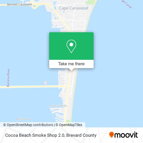Cocoa Beach Smoke Shop 2.0 map