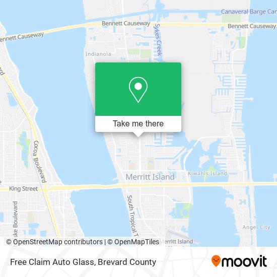 Free Claim Auto Glass map