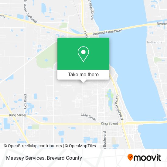 Mapa de Massey Services