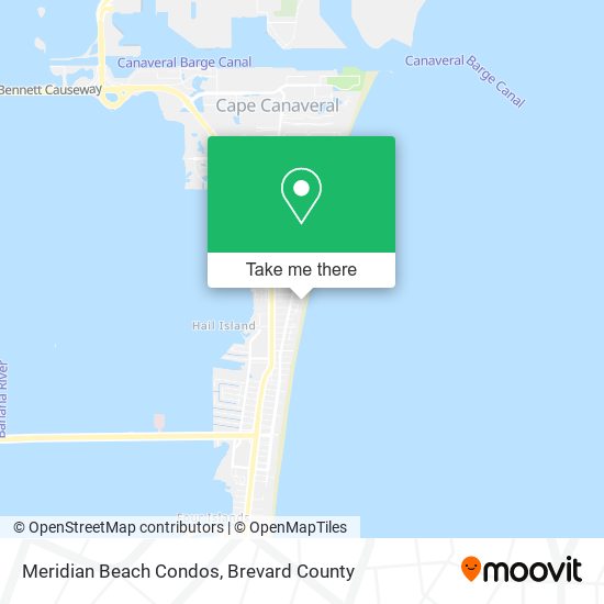 Mapa de Meridian Beach Condos