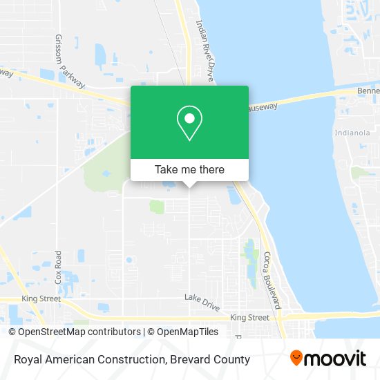 Royal American Construction map