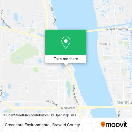 Greencore Environmental map