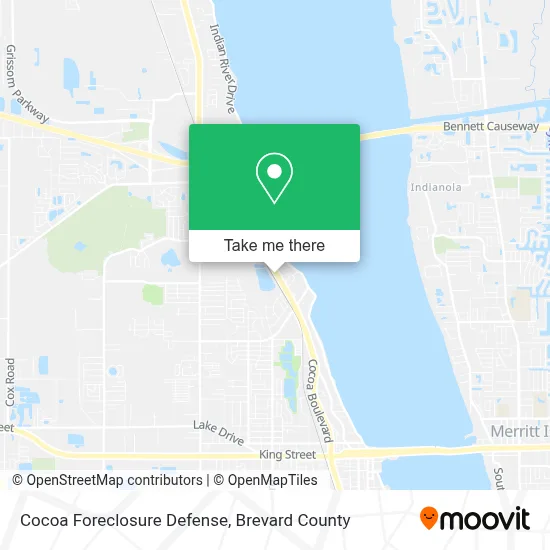 Cocoa Foreclosure Defense map