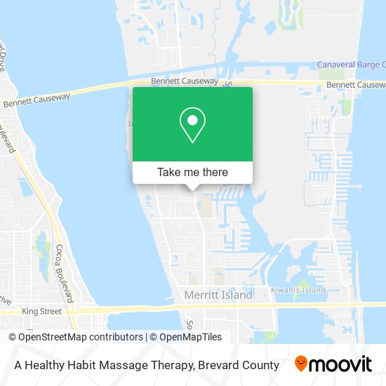 A Healthy Habit Massage Therapy map