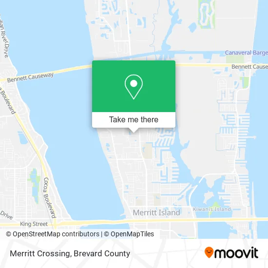 Merritt Crossing map