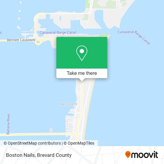 Mapa de Boston Nails