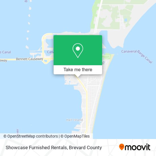 Showcase Furnished Rentals map