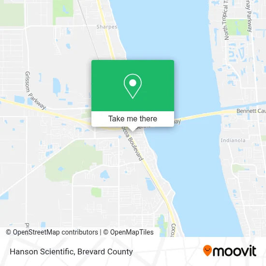 Hanson Scientific map