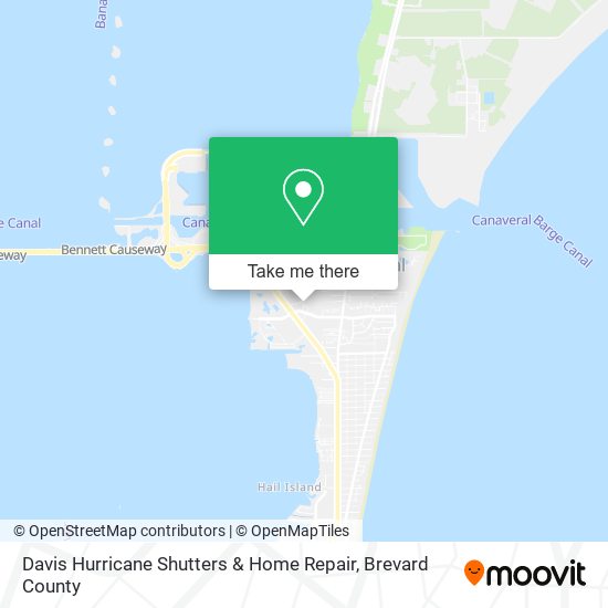 Davis Hurricane Shutters & Home Repair map