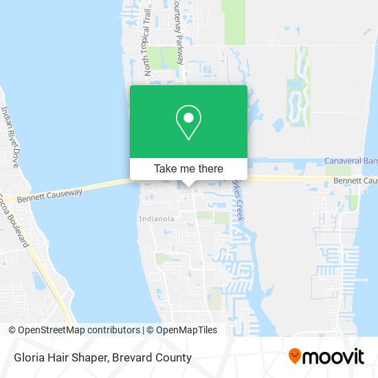 Gloria Hair Shaper map