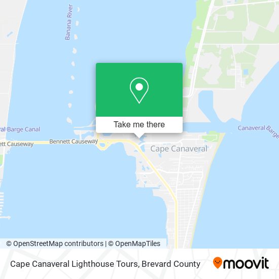 Mapa de Cape Canaveral Lighthouse Tours