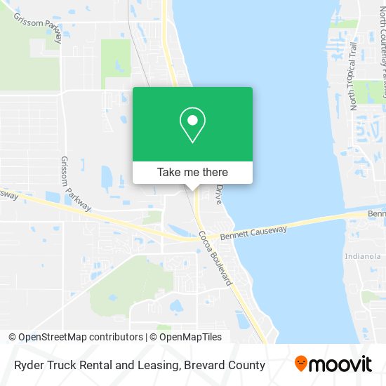 Ryder Truck Rental and Leasing map