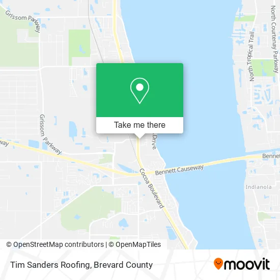 Tim Sanders Roofing map